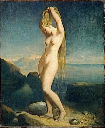 Theodore Chasseriau Venus of the sea oil painting picture